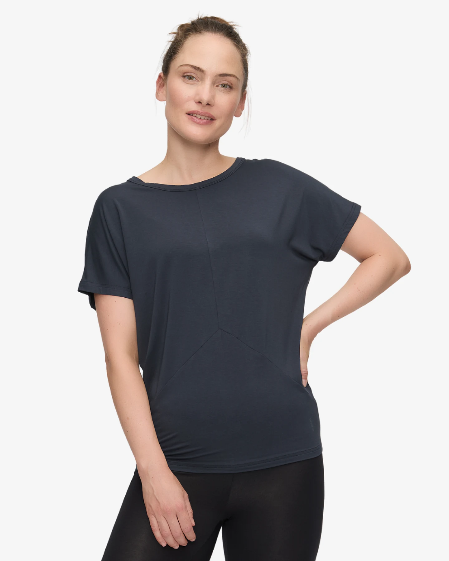 Curare Shirt Round Neck - Midnight Blue S – Ansicht 2
