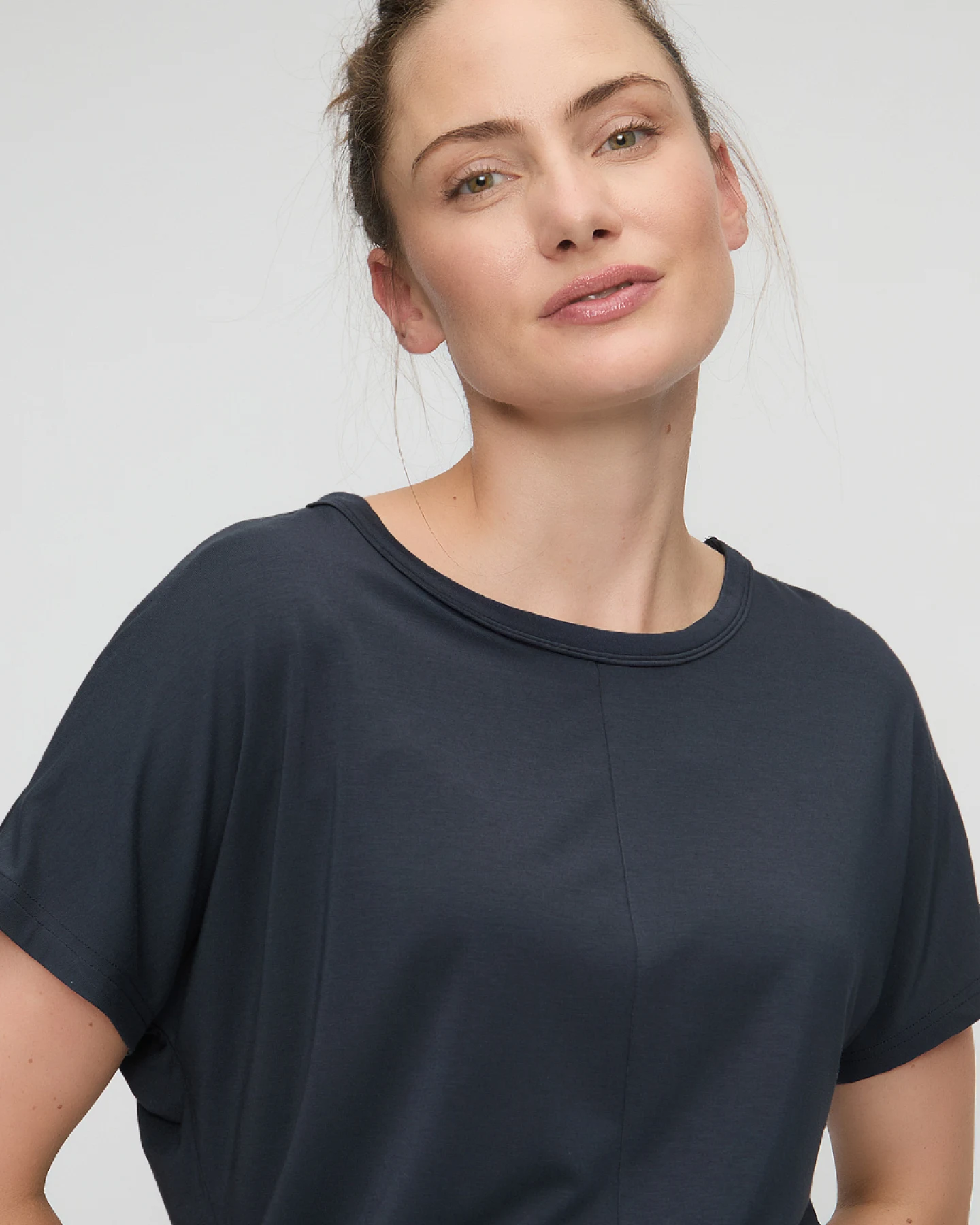 Curare Shirt Round Neck - Midnight Blue S – Ansicht 3