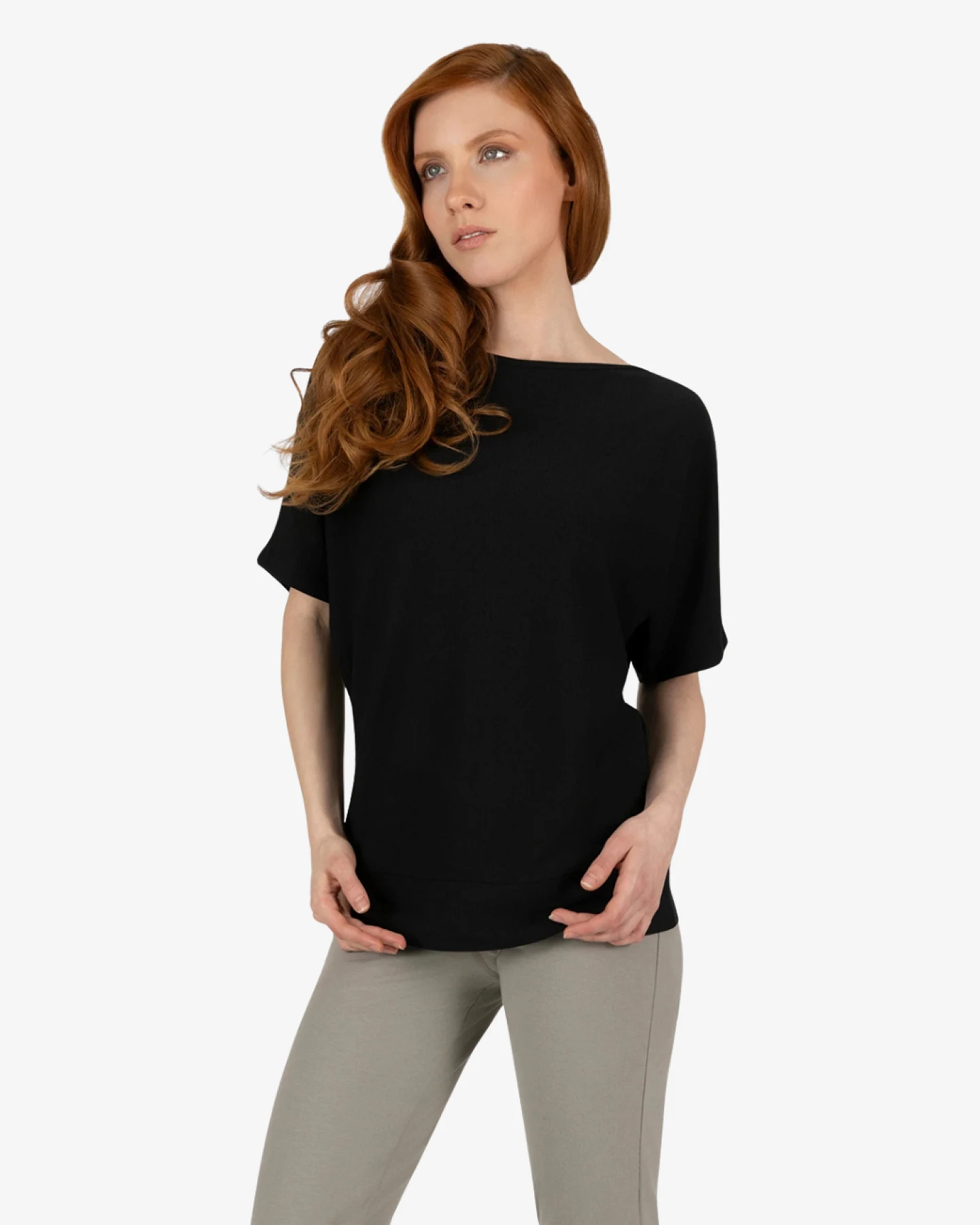 Urban Goddess Budhi Short Sleeve Top - Onyx Black S – Ansicht 5