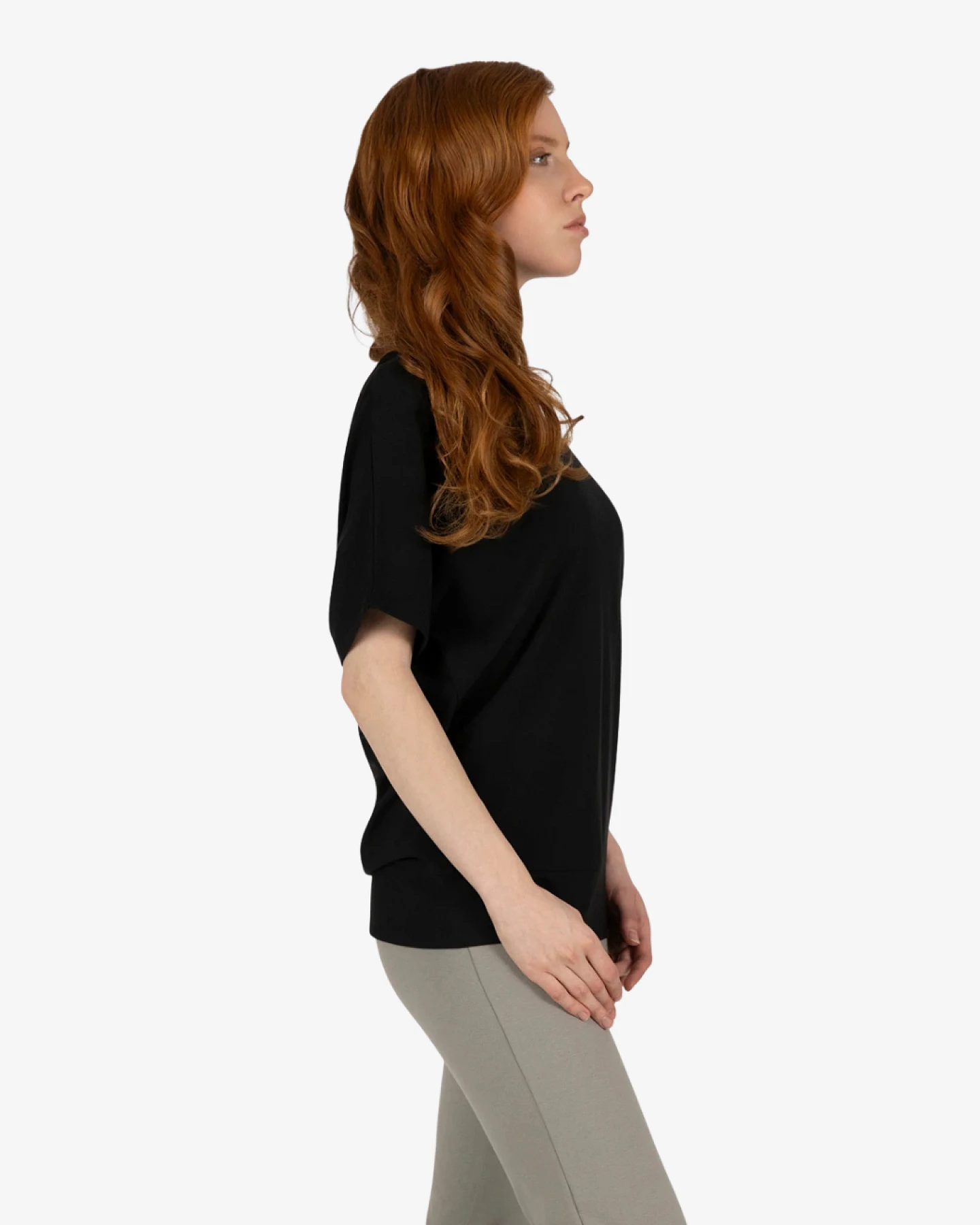 Urban Goddess Budhi Short Sleeve Top - Onyx Black S – Ansicht 6