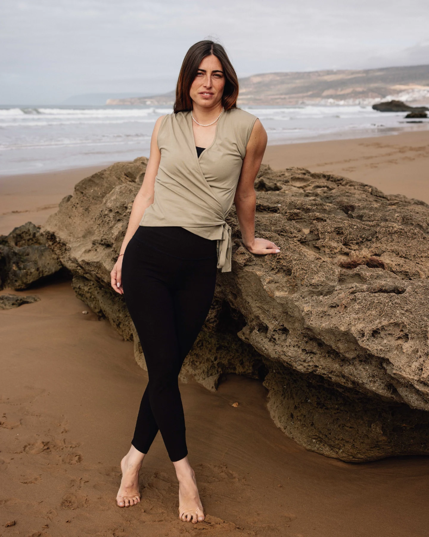 Urban Goddess Aurora Wrap Top - Fern M – Ansicht 3