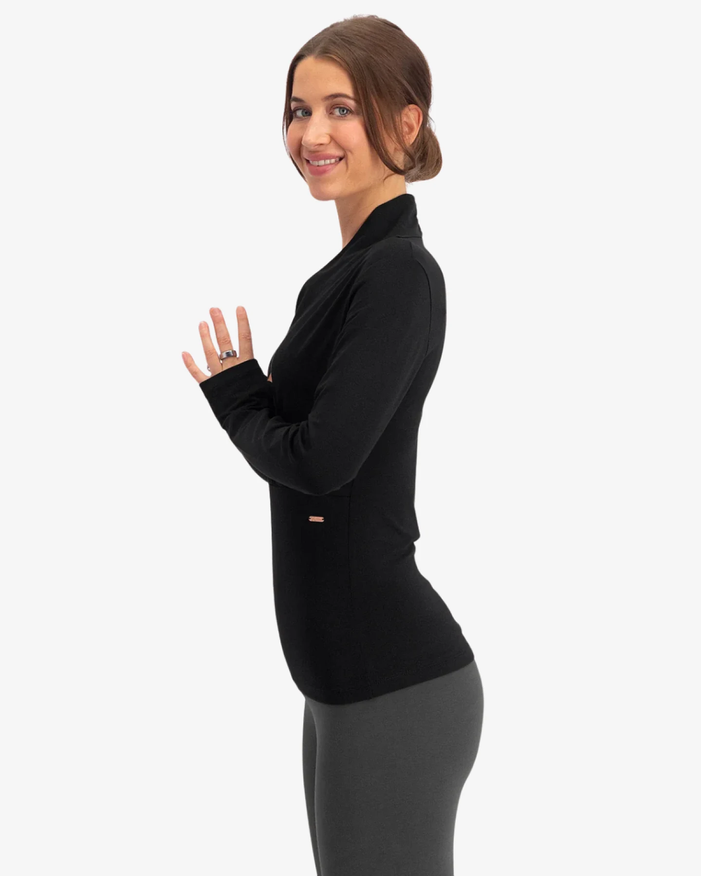 Urban Goddess Ishtar Longsleeve - Onyx Black S – Ansicht 4