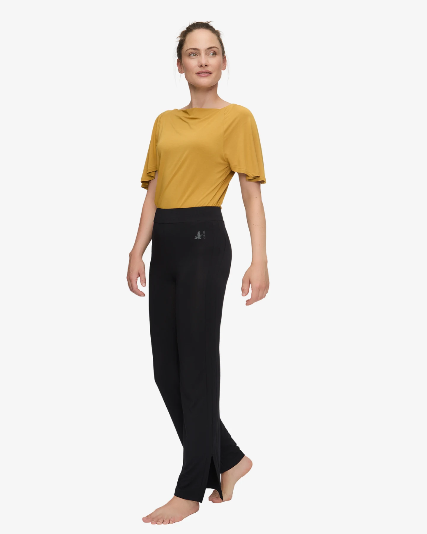 Curare Wide Long Yogahose Black S – Ansicht 2