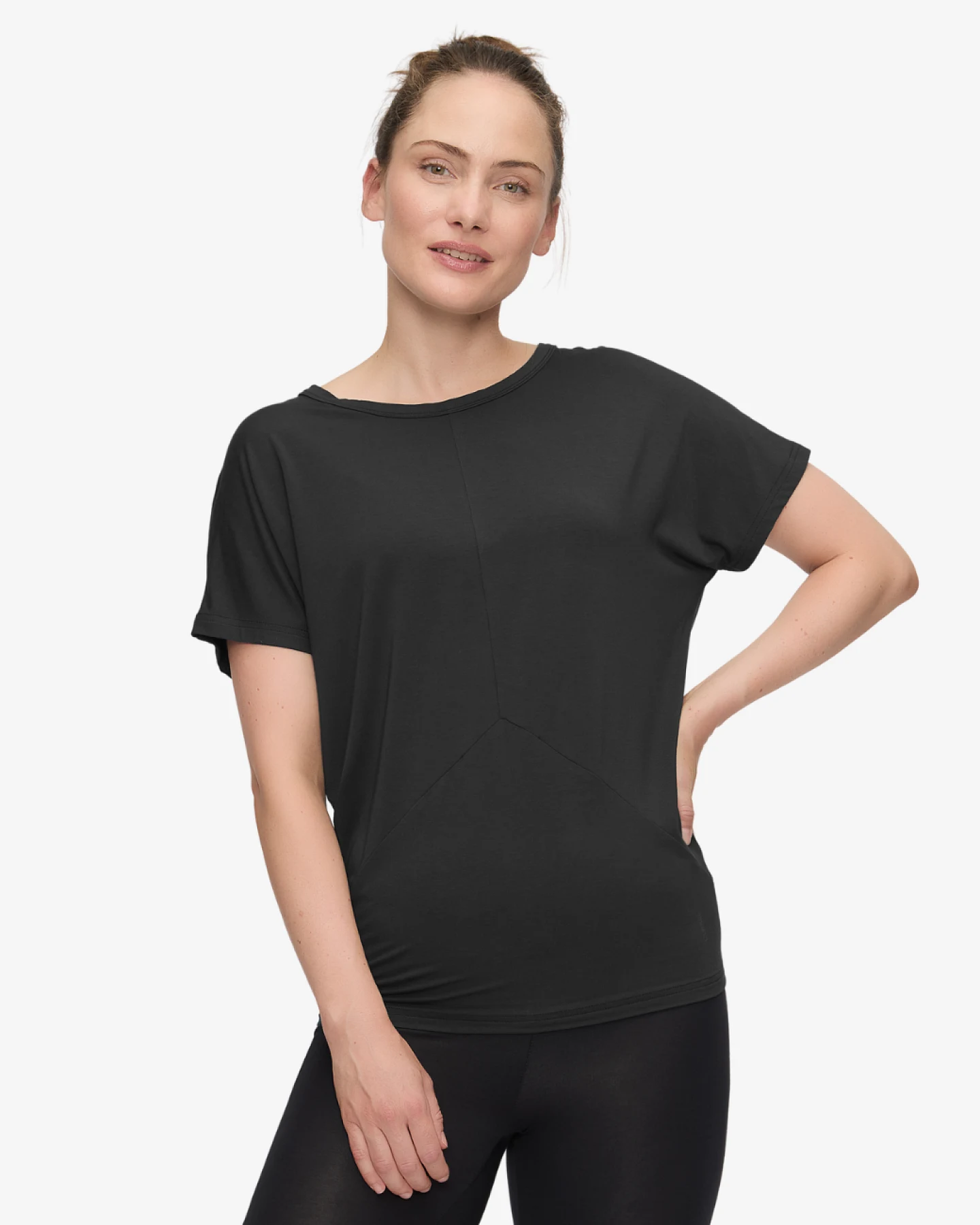 Curare Shirt Round Neck - Black S – Ansicht 2