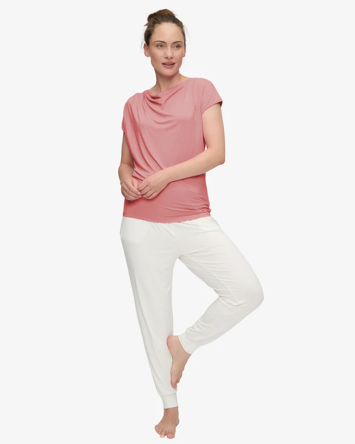 Curare Top Waterfall - Faded Rose S