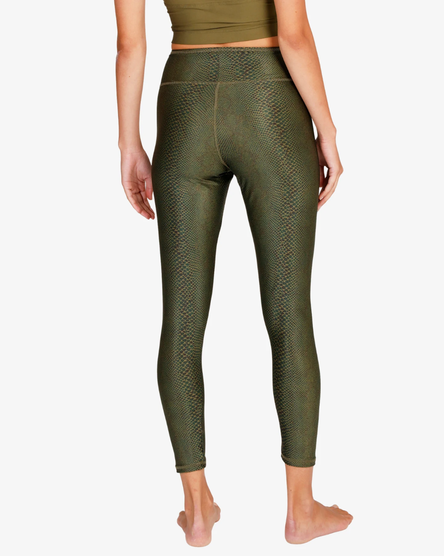 Kismet Lux Leggings olive snake S – Ansicht 3