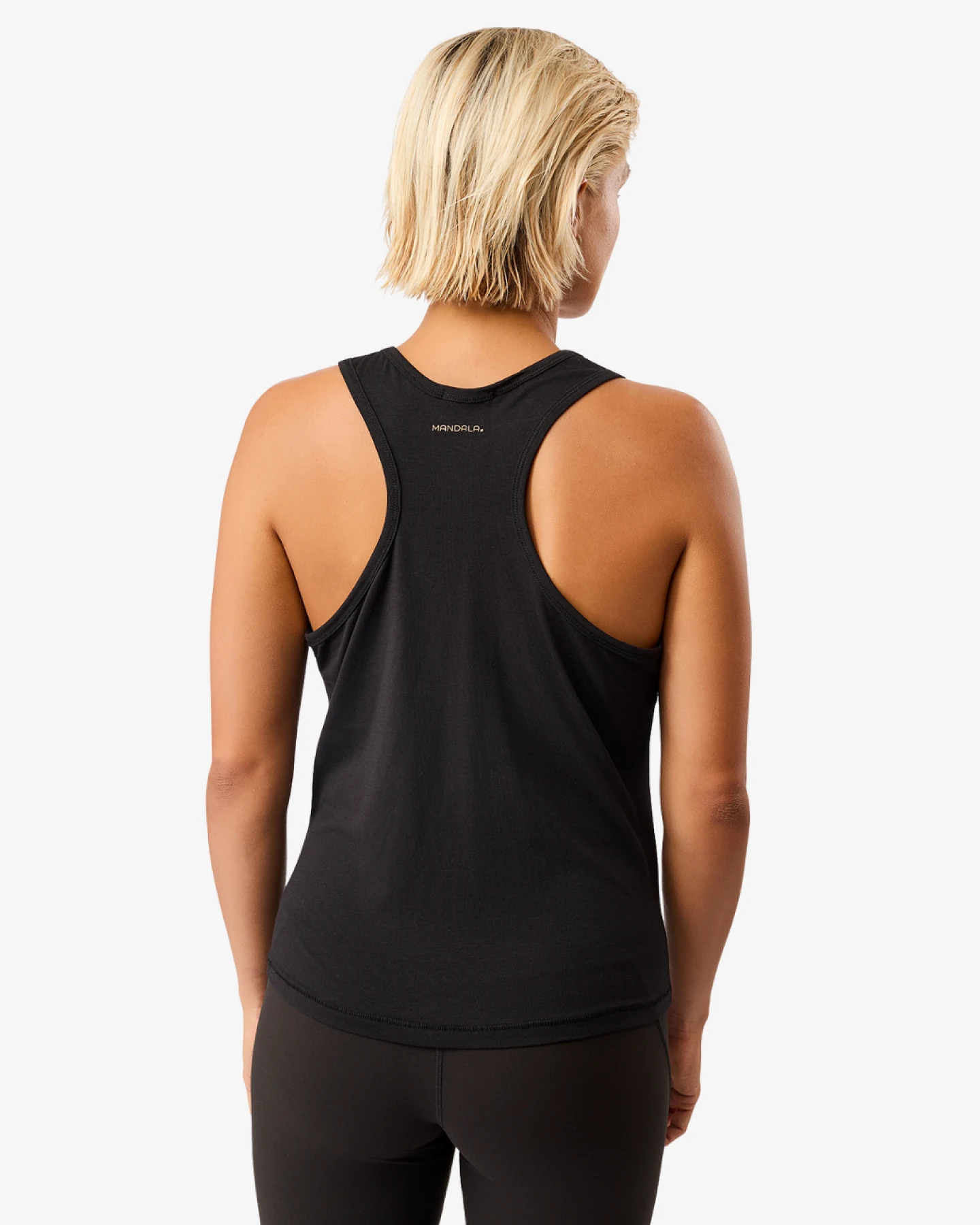 Mandala Racer Back Top Black S – Ansicht 2