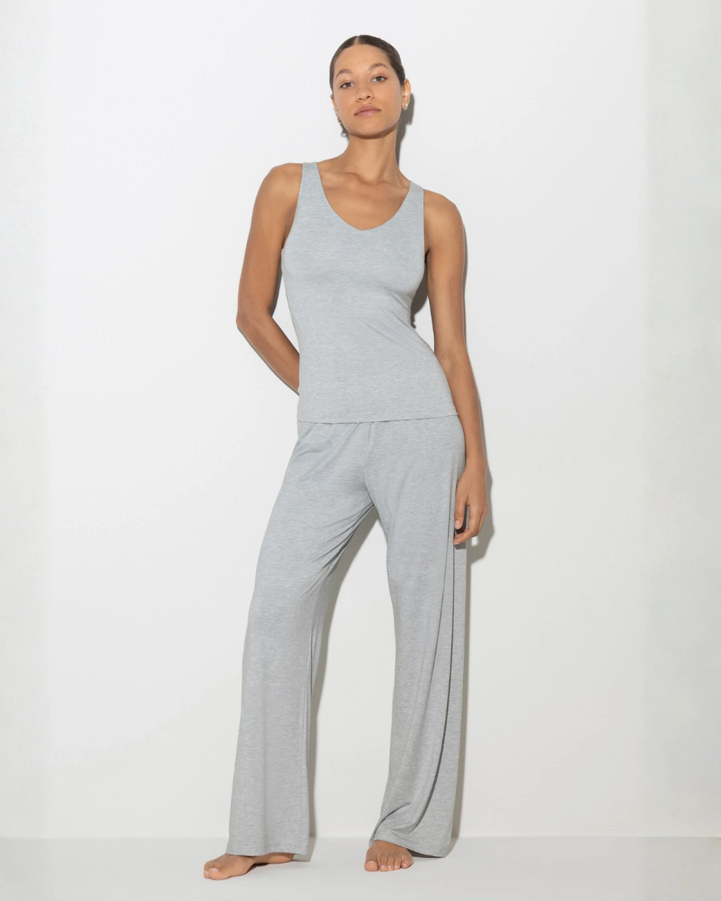 Soulwear Top heather grey melange S – Ansicht 5