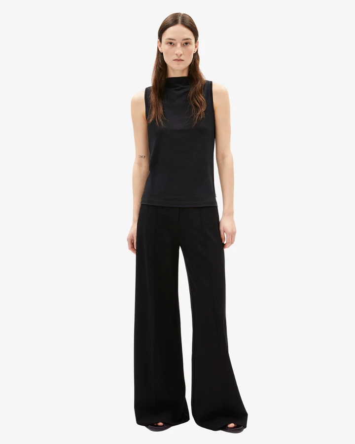 Armedangels Top LAMINIAA - black M