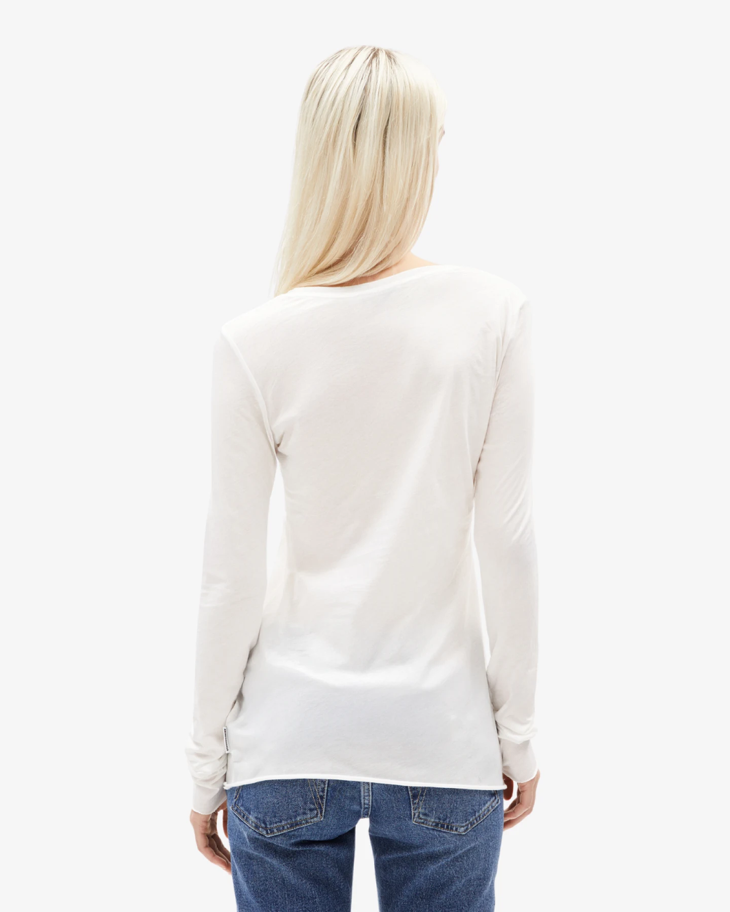 Armedangels EINIAARA SOFT Langarmshirt off white L – Ansicht 4