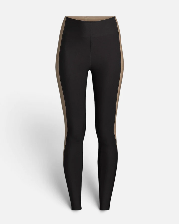 Casall Shaped Block High Waist Leggings - Black M