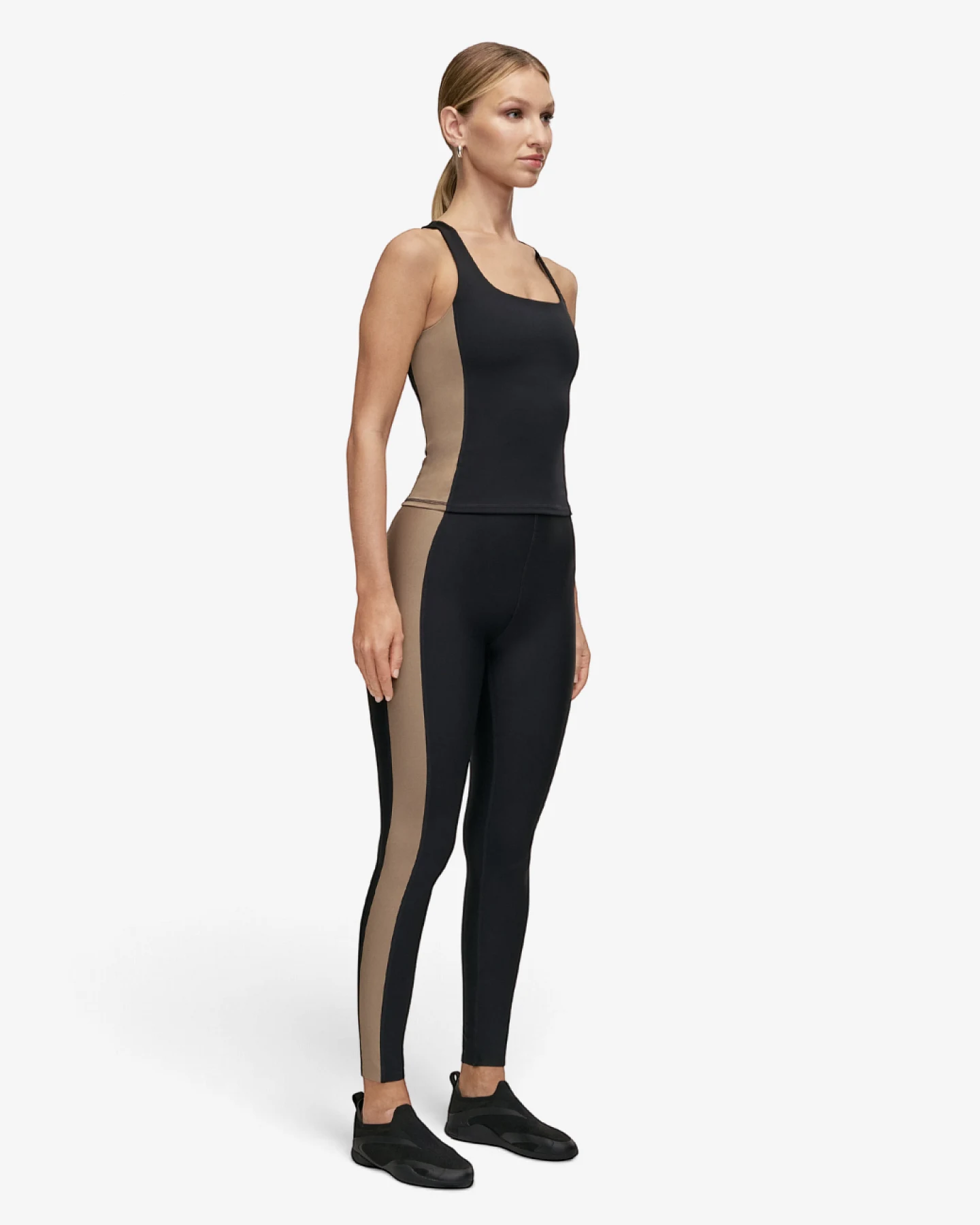 Casall Shaped Block High Waist Leggings - Black M – Ansicht 2