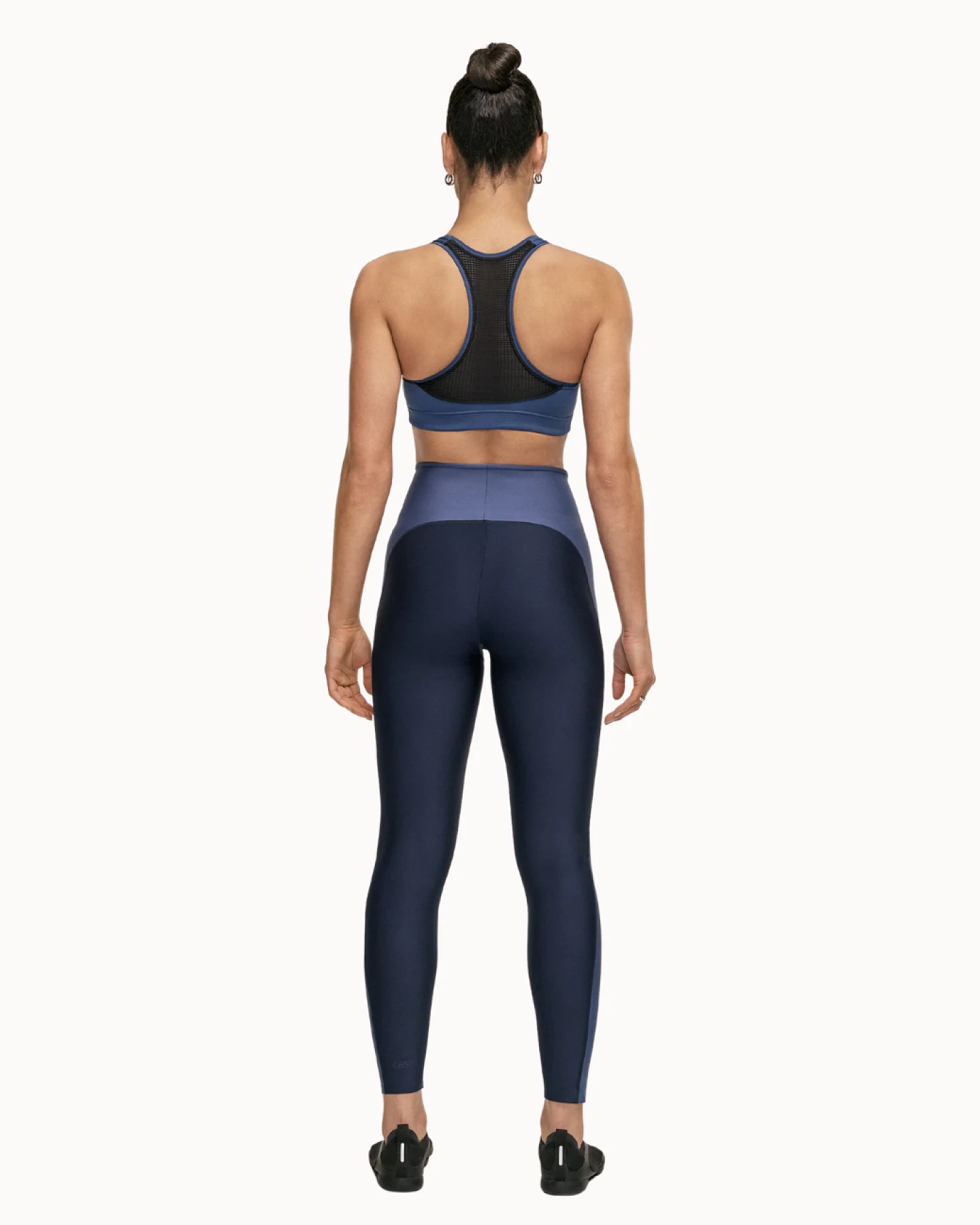 Casall Shaped Block High Waist Leggings - Core Blue M – Ansicht 4
