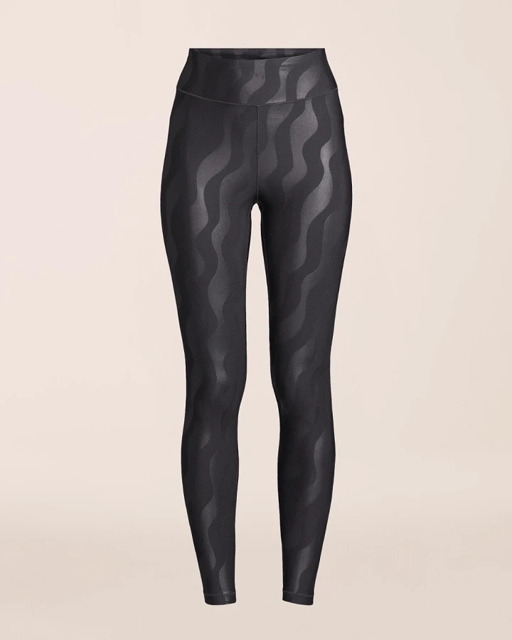 Casall Heat Printed High Waist Leggings - Black Geo L