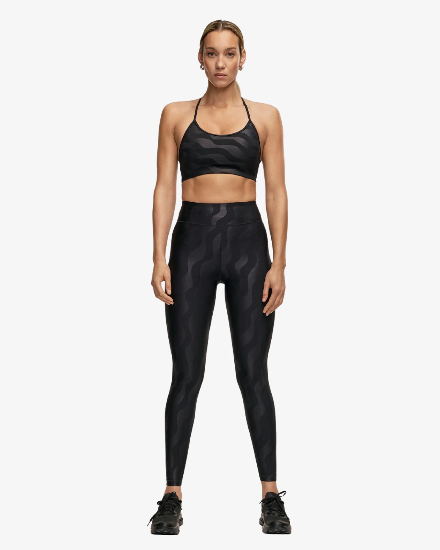 Casall Heat Printed High Waist Leggings - Black Geo L – Ansicht 6