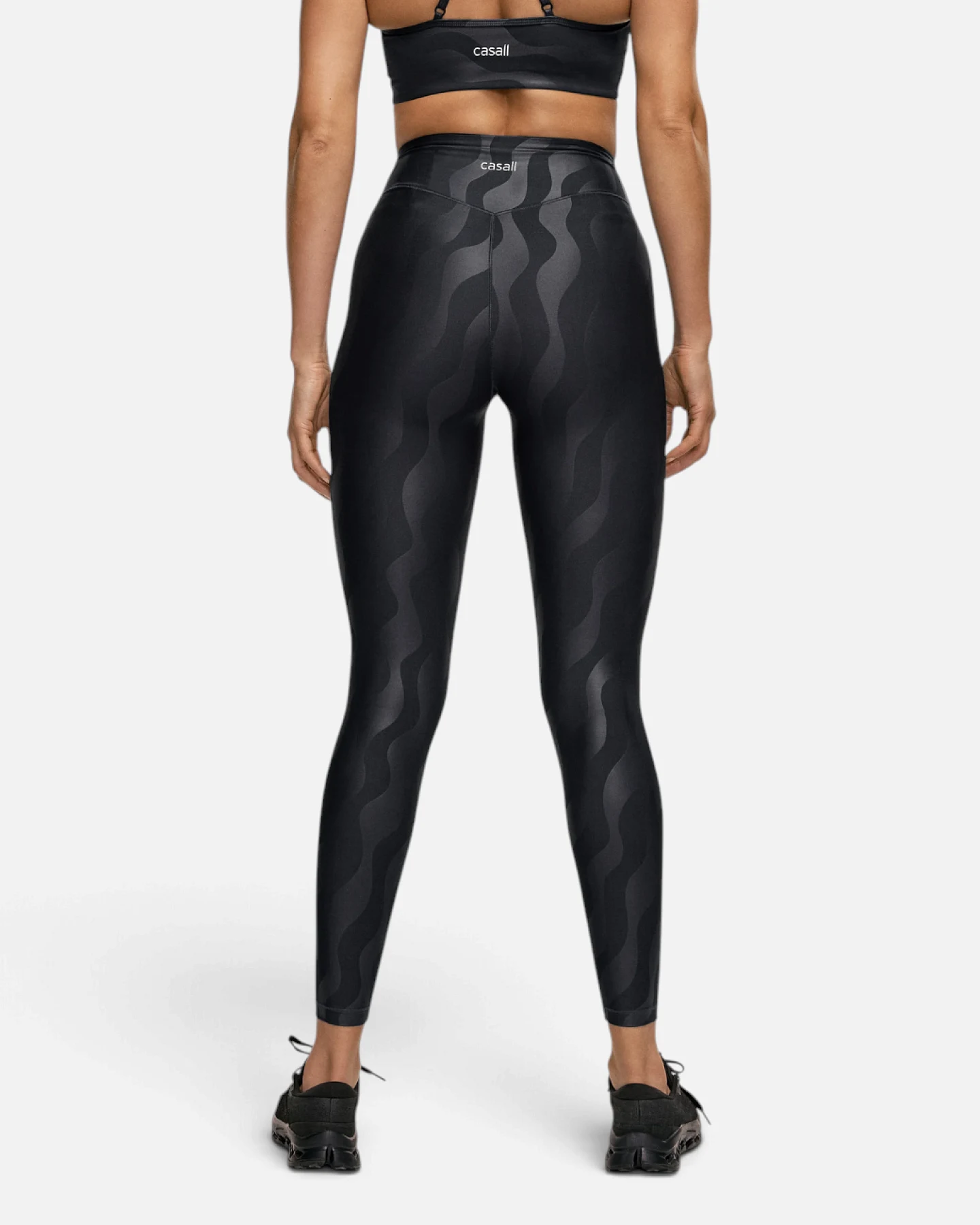 Casall Heat Printed High Waist Leggings - Black Geo M – Ansicht 3