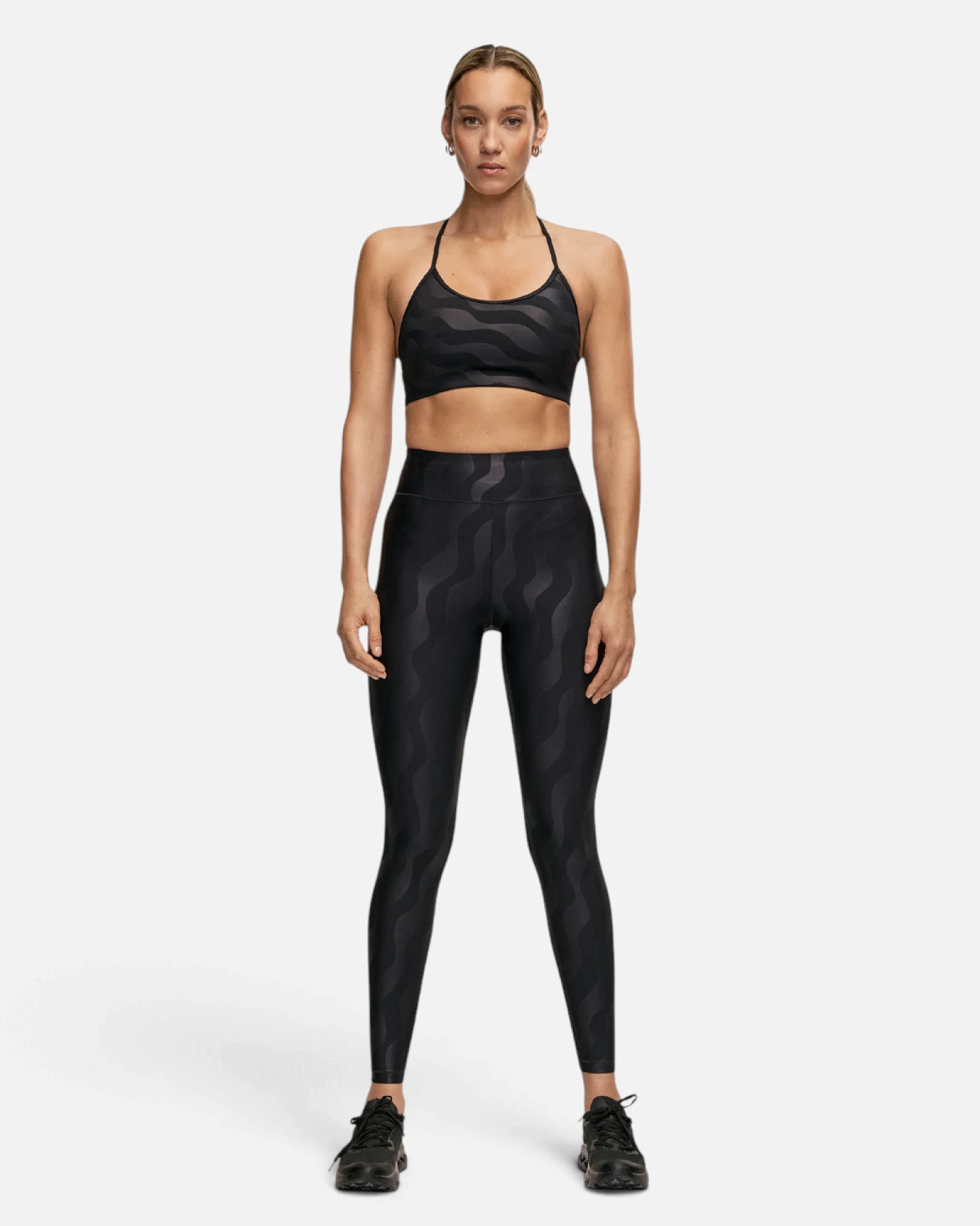 Casall Heat Printed High Waist Leggings - Black Geo M – Ansicht 6