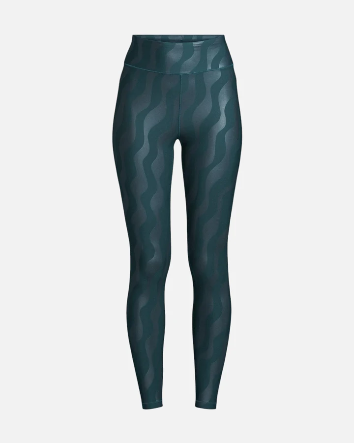 Casall Heat Printed High Waist Tights Ocean Geo M