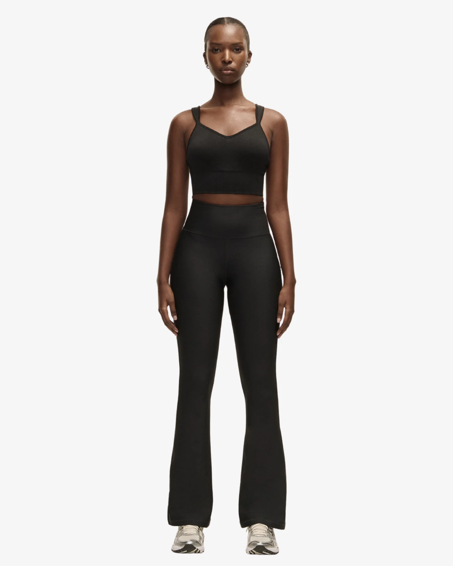 Casall Flare High Waist Pant - Black S – Ansicht 2