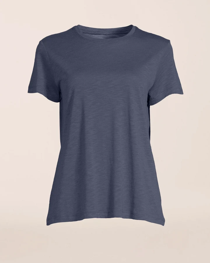 Casall Soft Texture Tee - Core Blue M