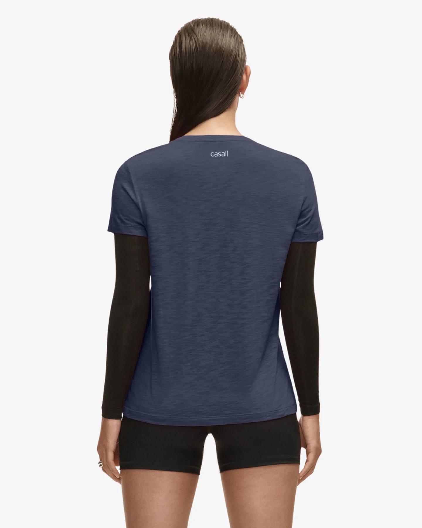 Casall Soft Texture Tee - Core Blue M – Ansicht 5