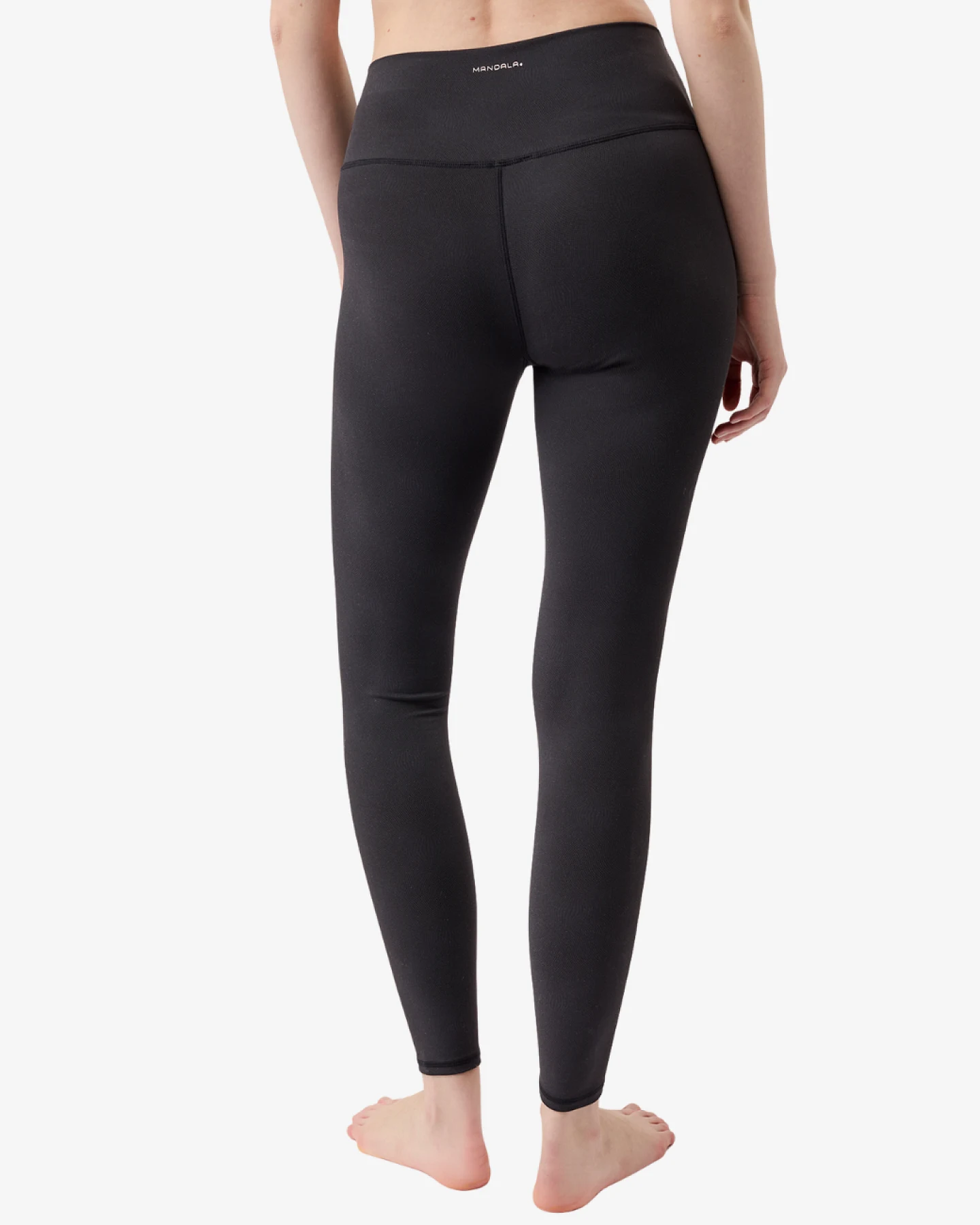 Mandala Monoprinted Leggings - Monochrome L – Ansicht 4