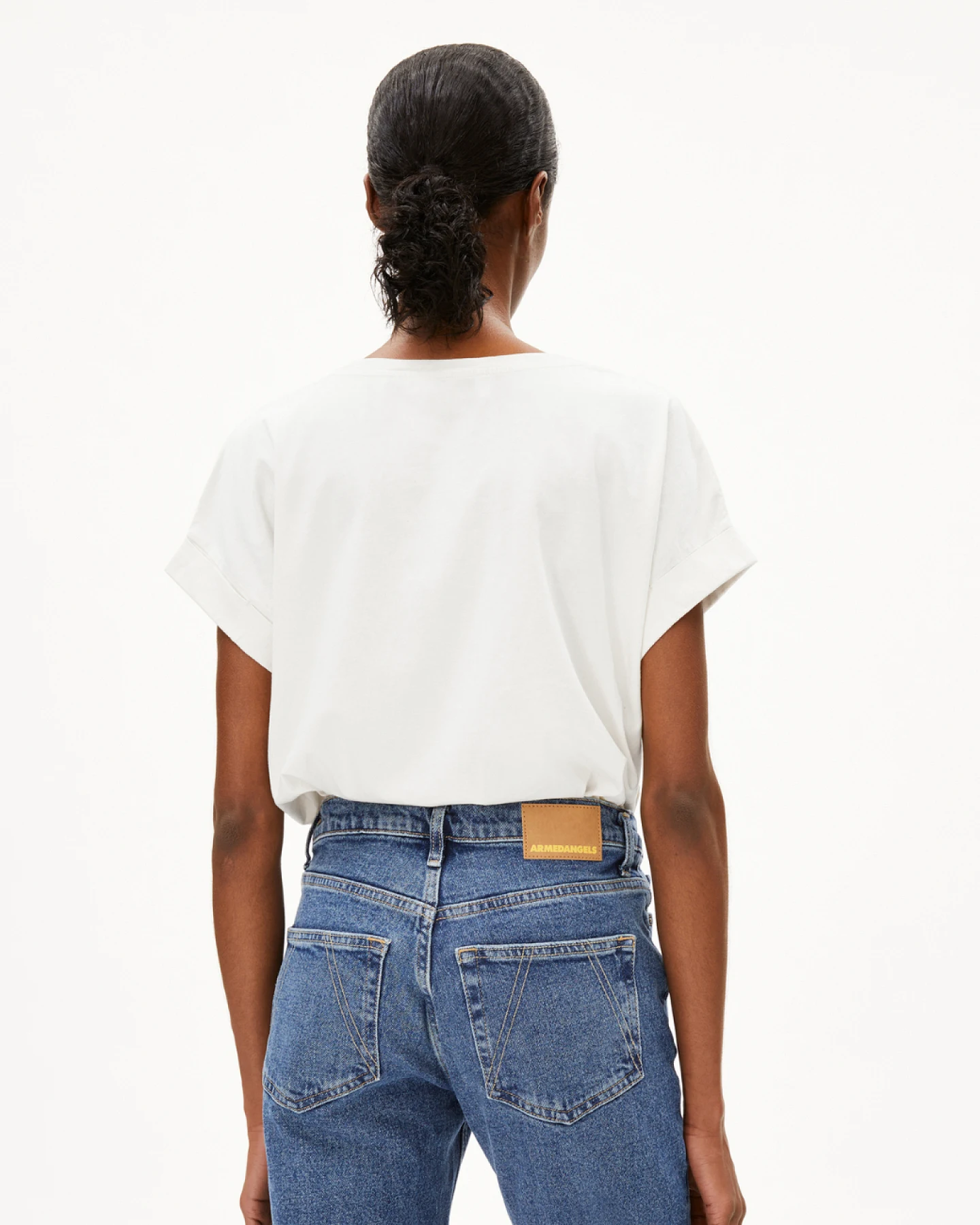 Armedangels T-Shirt IDAARA - White M – Ansicht 3