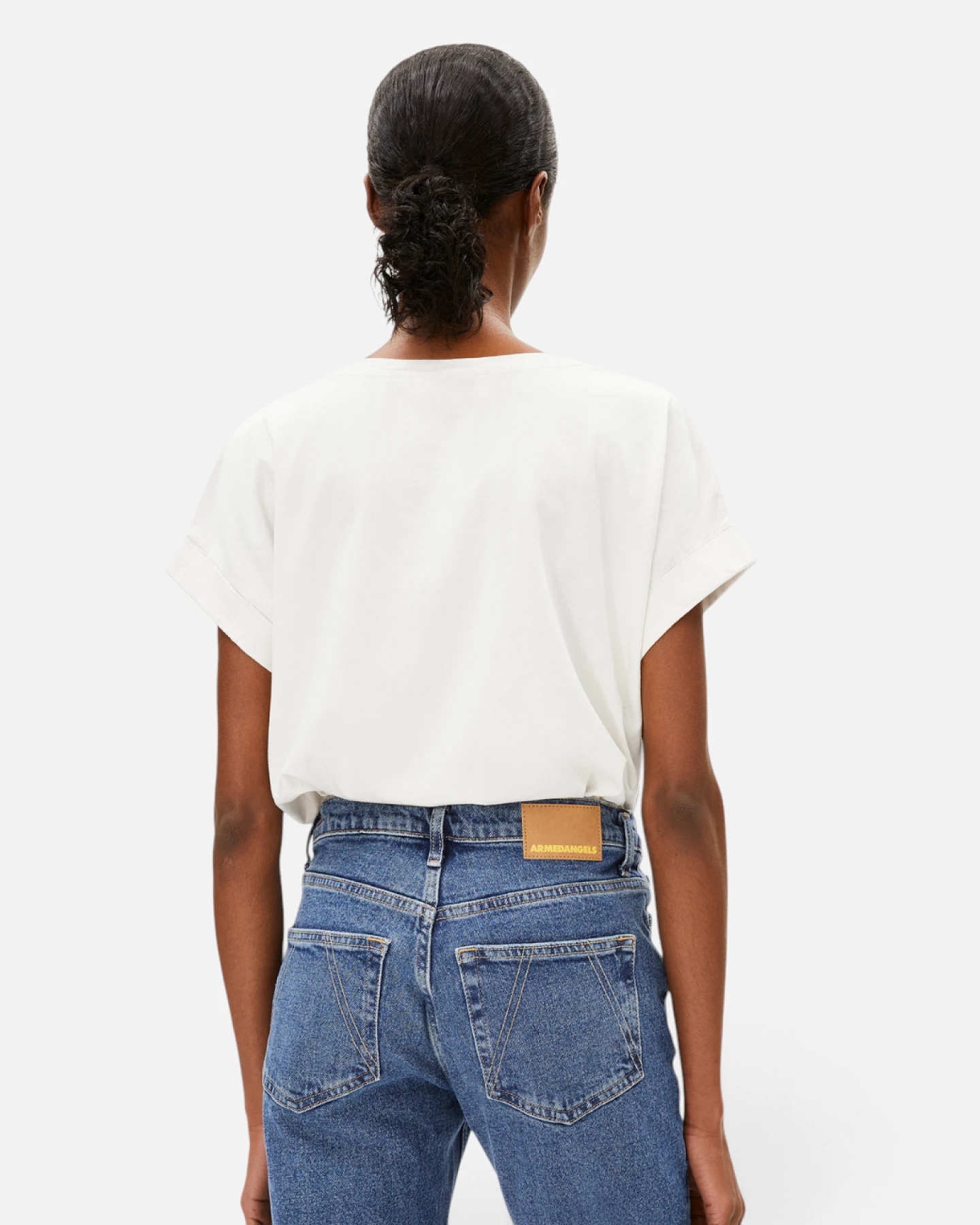 Armedangels T-Shirt IDAARA - White M – Ansicht 3