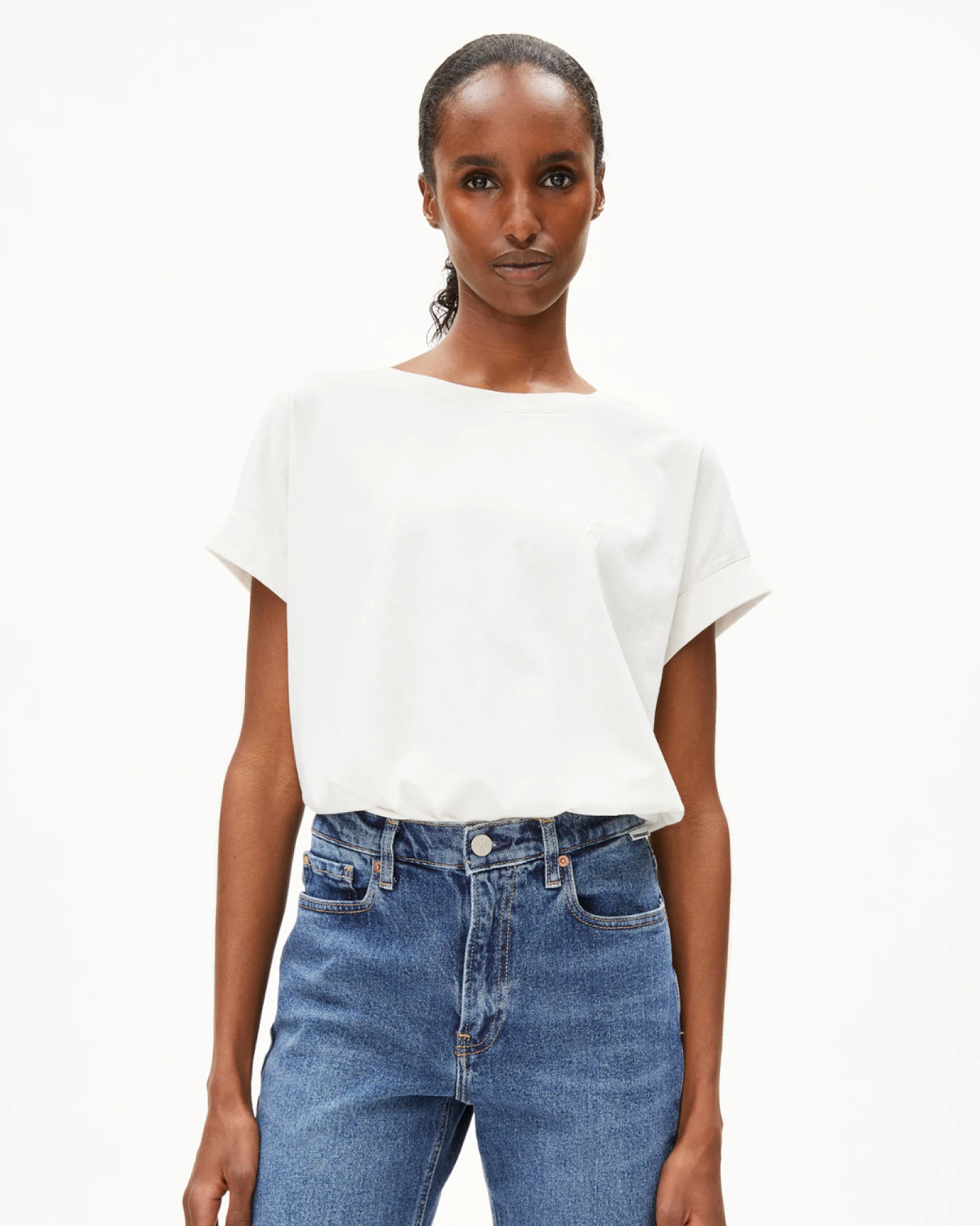 Armedangels T-Shirt IDAARA - White S – Ansicht 2
