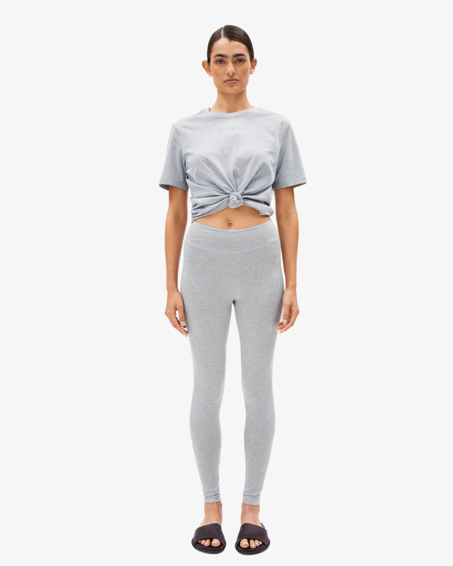 Armedangels Leggings FARIBAA - Silver Melange L – Ansicht 2