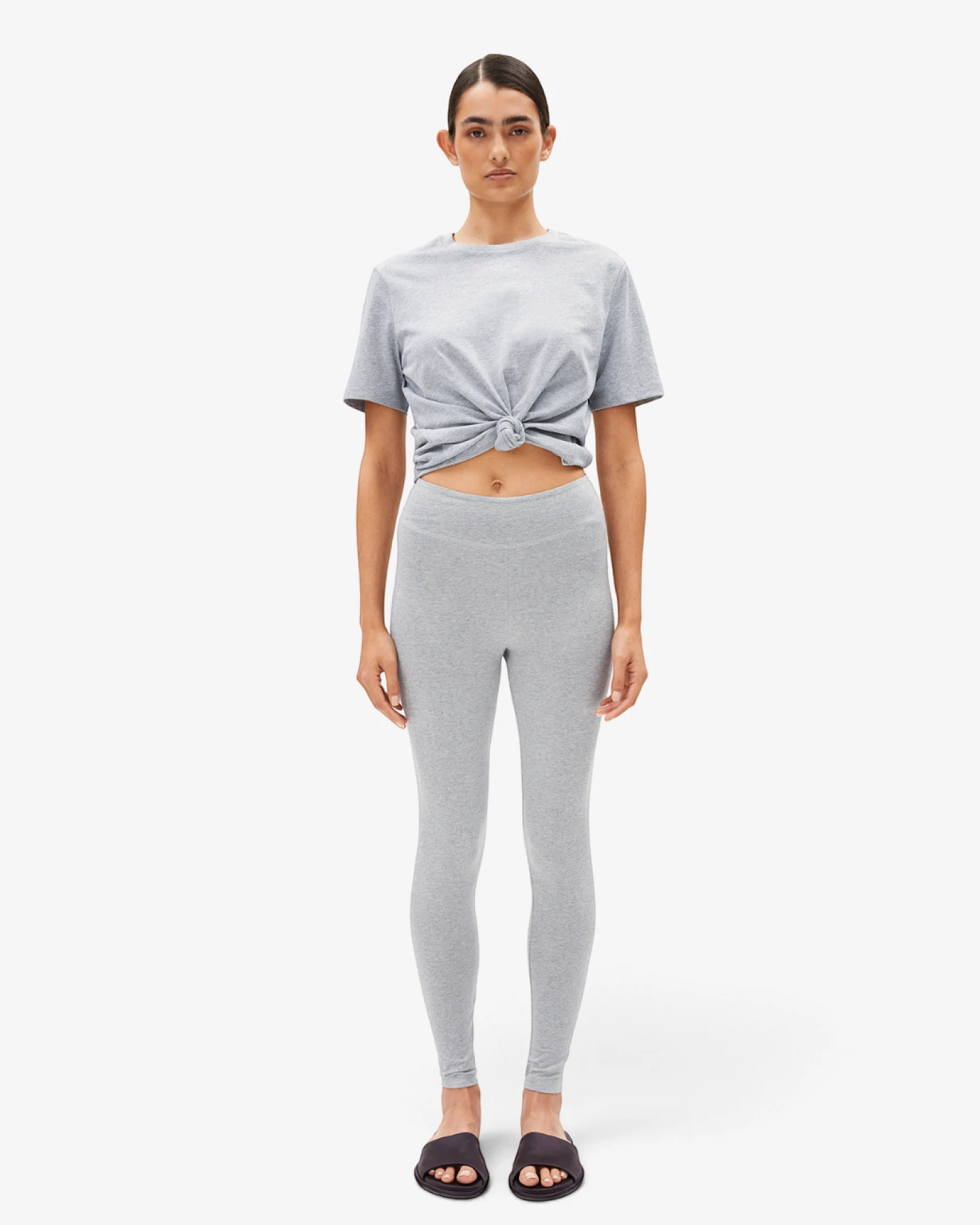 Armedangels Leggings FARIBAA - Silver Melange M – Ansicht 3