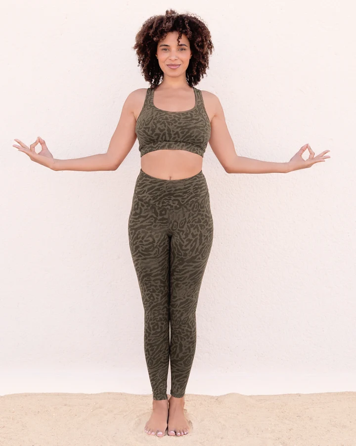 Jaya Organics Bra Gloria Leo - Olive Leopard L