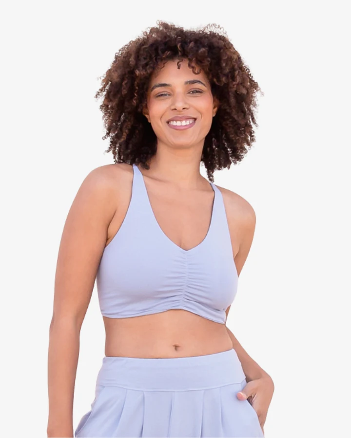 Jaya Organics Bra Carolina - Sky Blue L