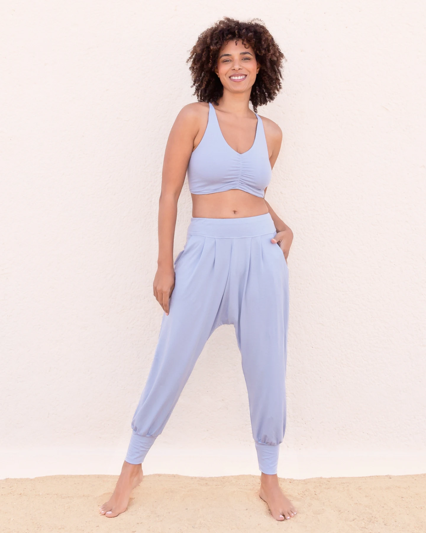 Jaya Organics Bra Carolina - Sky Blue S – Ansicht 3