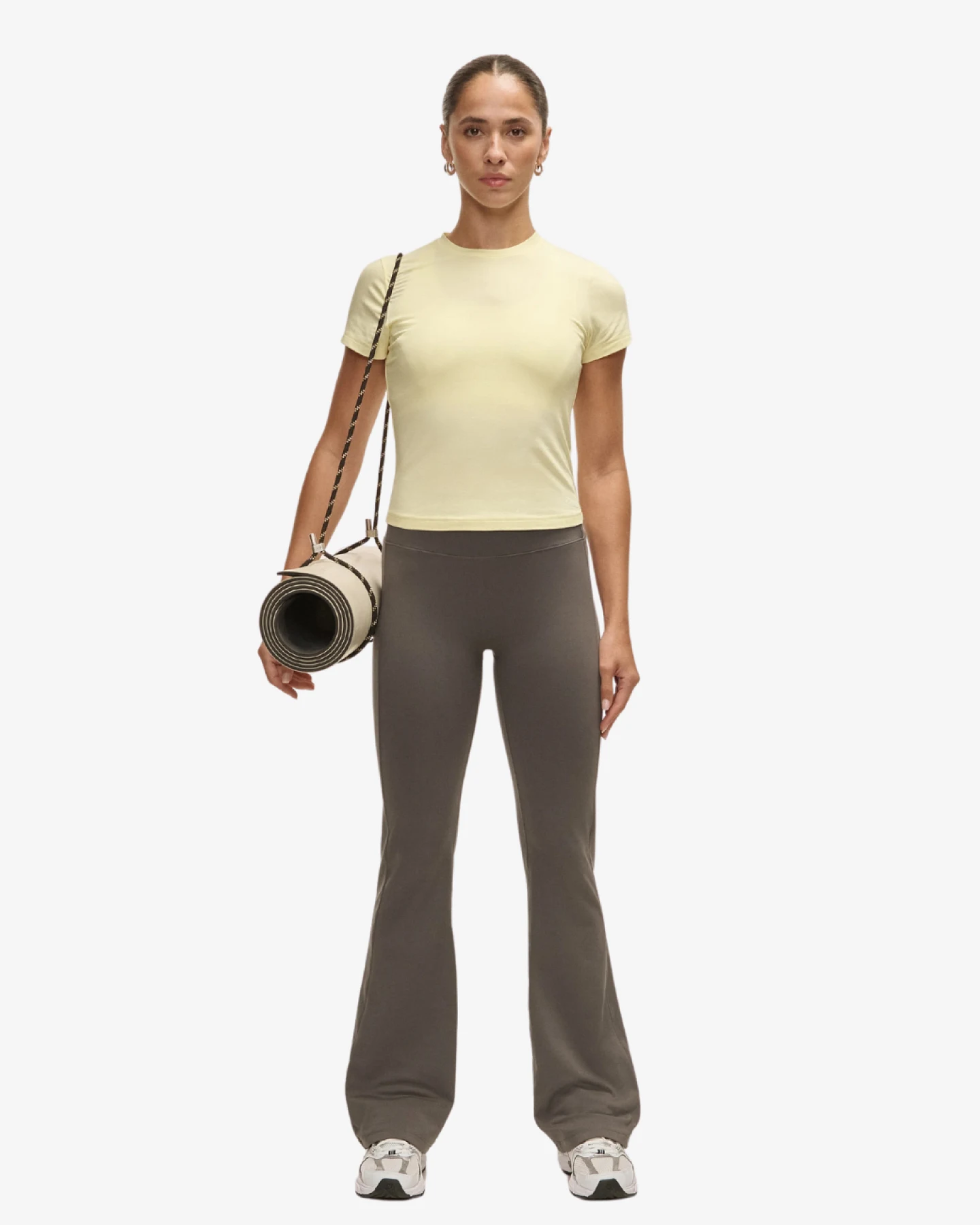 Casall Soft Touch Flared Pants - Dk Grey M – Ansicht 4