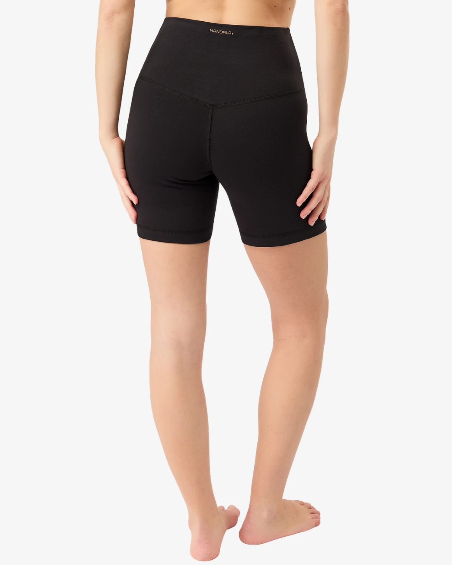 Mandala Biker Shorts - Black L – Ansicht 2