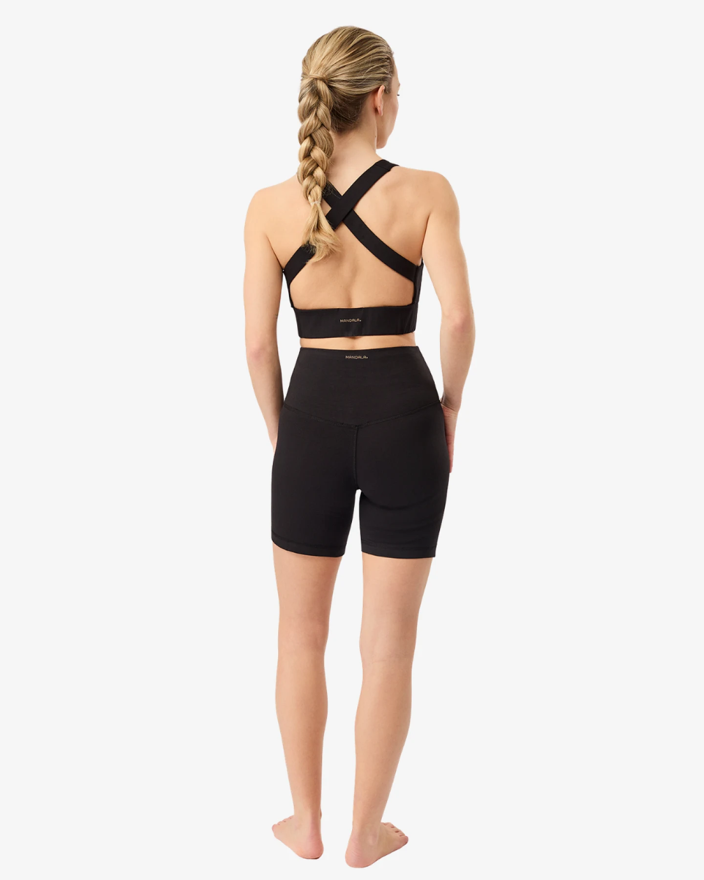 Mandala Biker Shorts - Black L – Ansicht 5