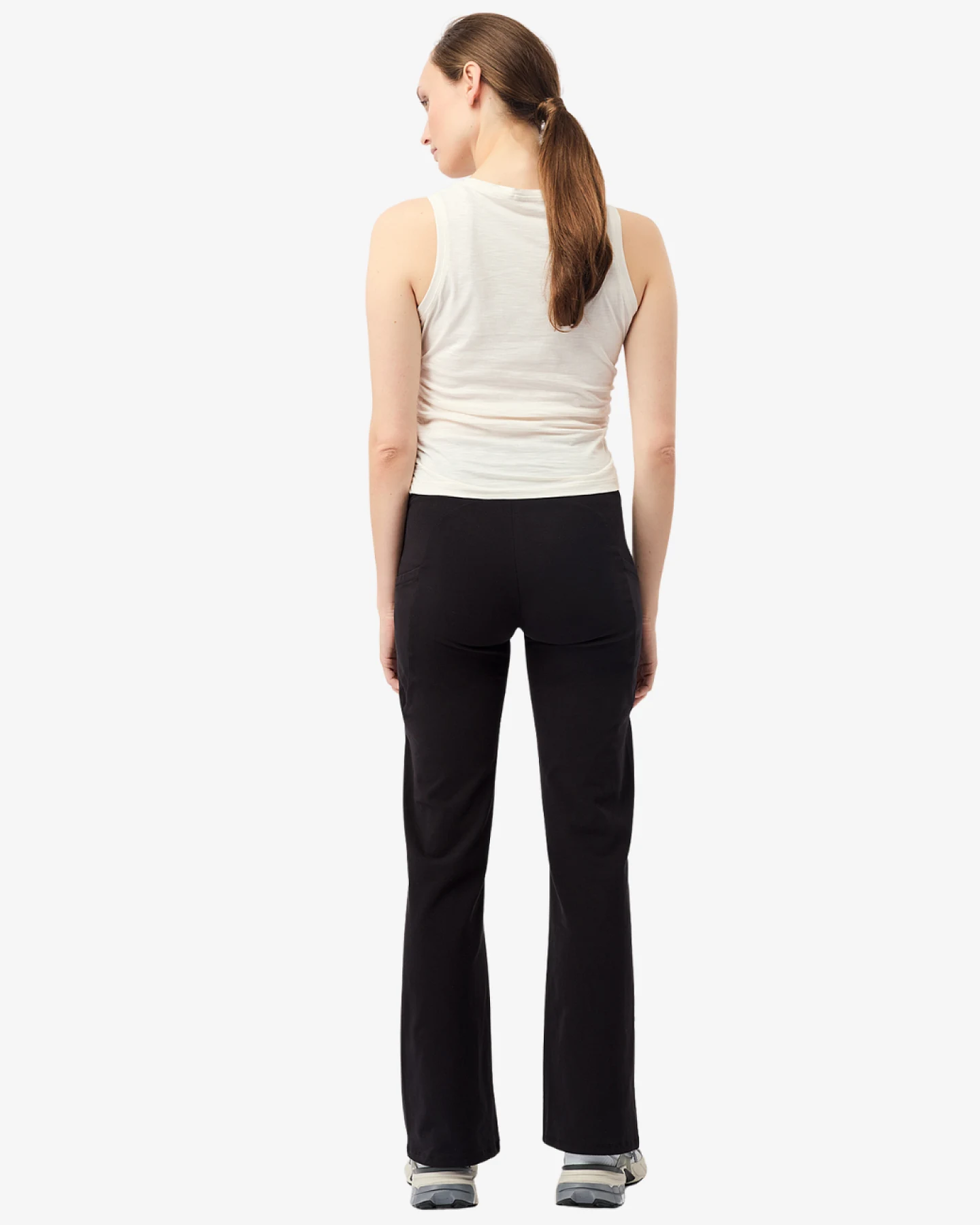 Mandala Cropped Ruffled Top - White L – Ansicht 4