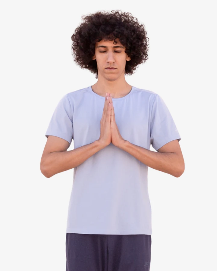 Jaya Organics T-Shirt Rocky - Skyblue S
