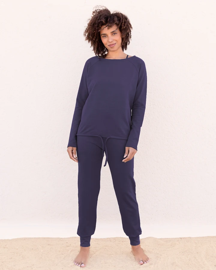 Jaya Organics Yogahose Mandy - Nightblue L