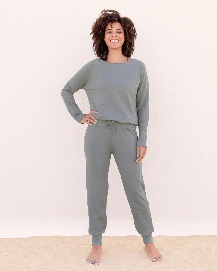 Jaya Organics Yogahose Mandy - Agave L