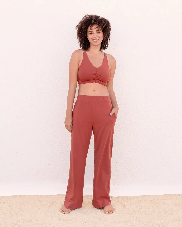 Jaya Organics Yogahose Kairo - Cinnamon L