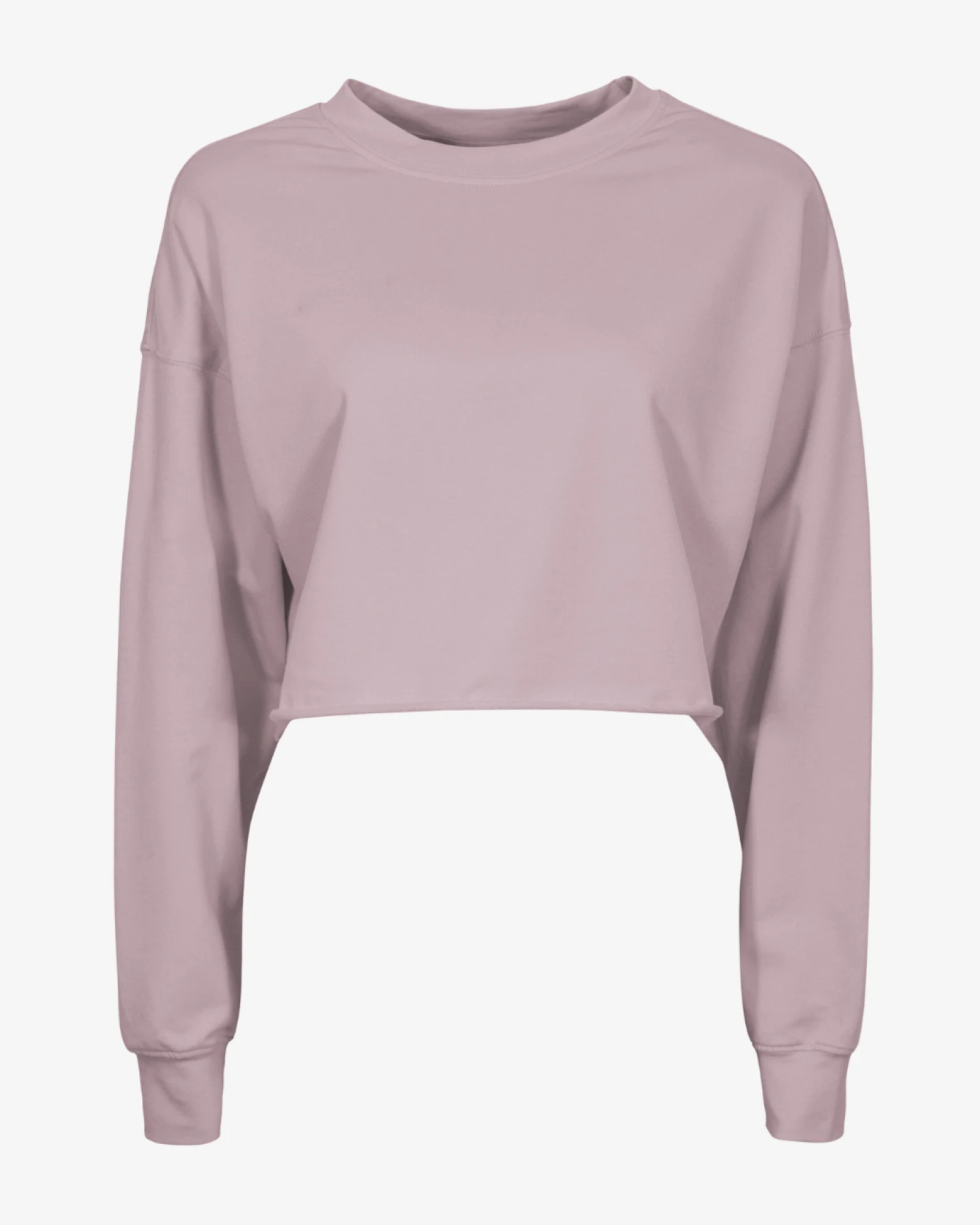 Jaya Organics Crop-Sweater Alex - Taupe M – Ansicht 3