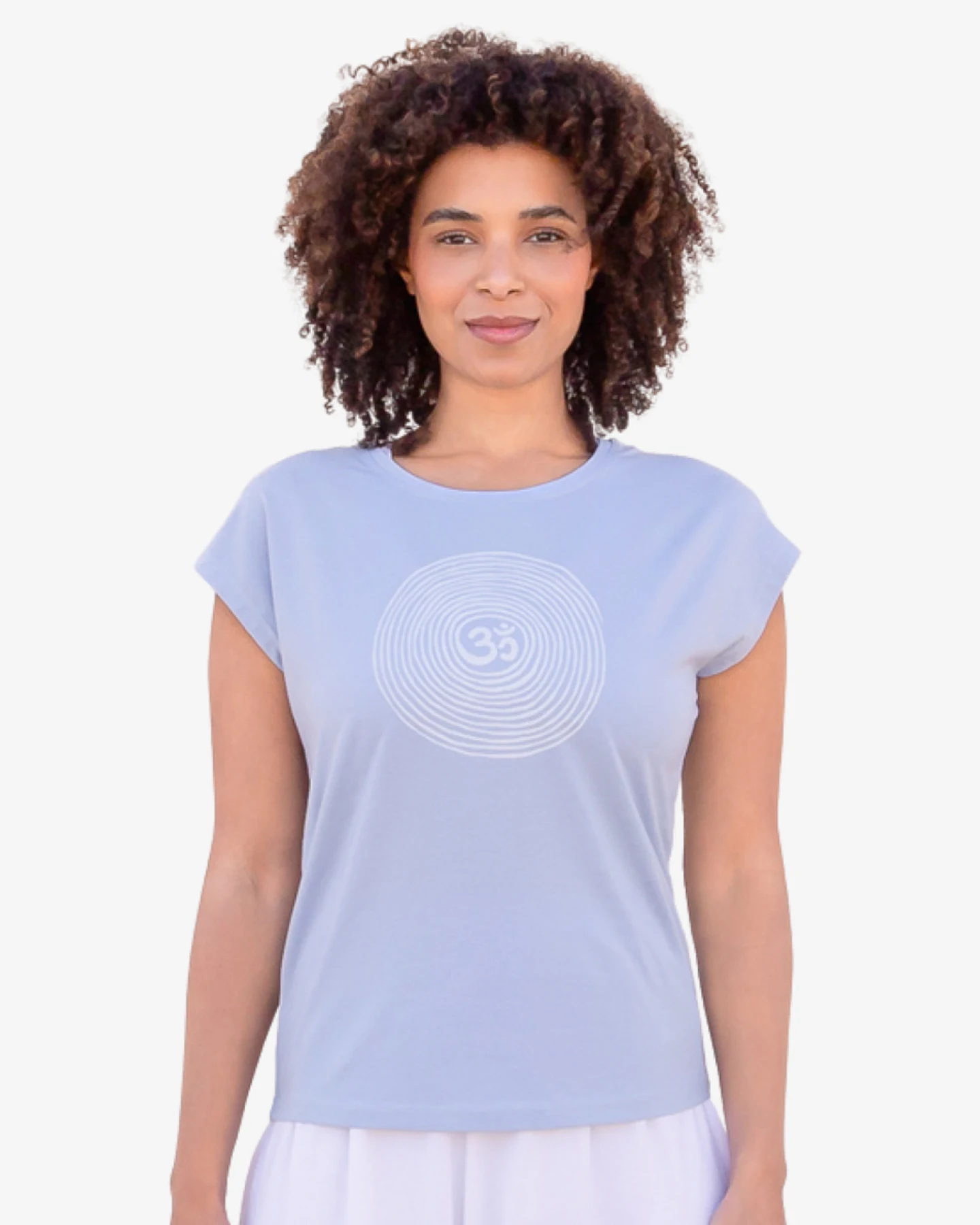 Jaya Organics T-Shirt Om Tencel - Skyblue L – Ansicht 2