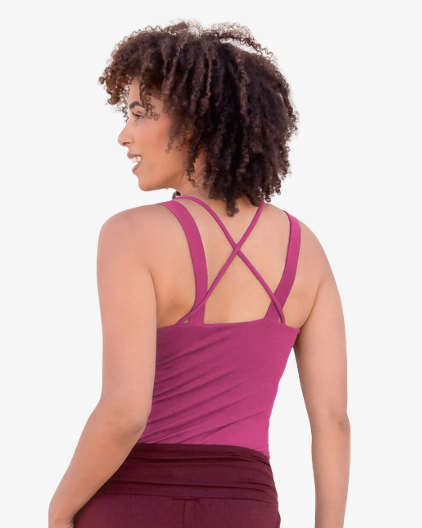Jaya Organics Top Marlene - Berry L – Ansicht 2
