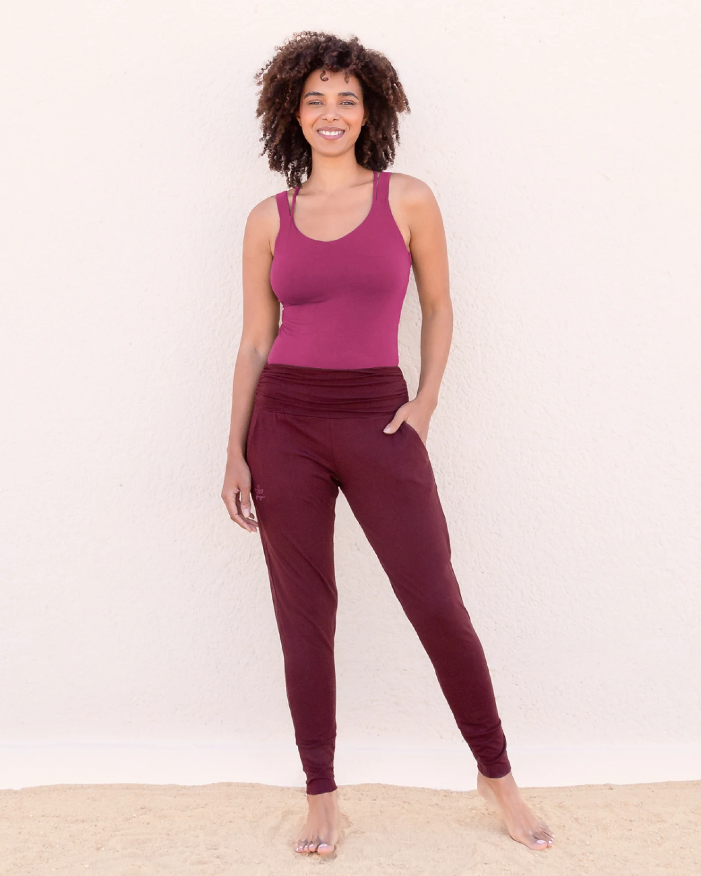Jaya Organics Top Marlene - Berry L – Ansicht 4