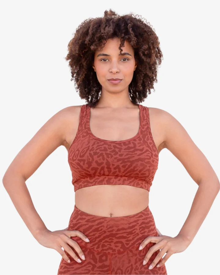 Jaya Organics Bra Gloria Leo - Cinnamon Leopard S