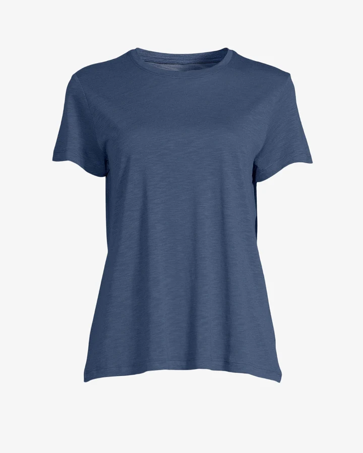 Casall Casall Soft Texture Tee Blue Shadow L