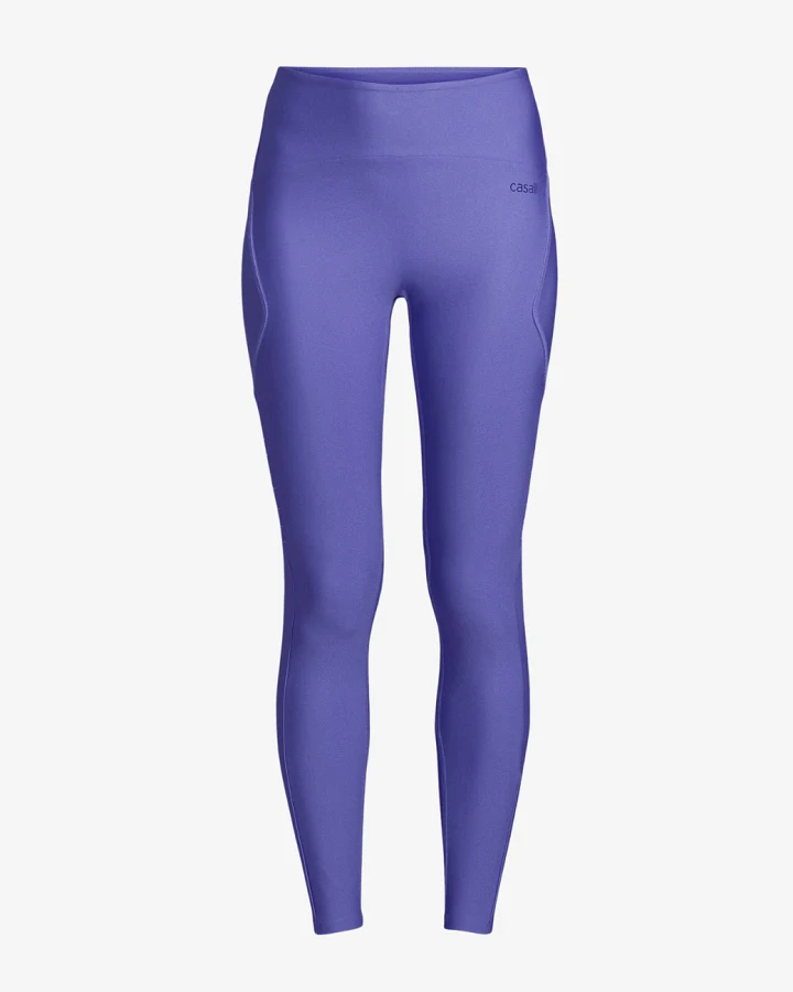 Casall Twist Cut Out High Waist Tights Violet Pulse L