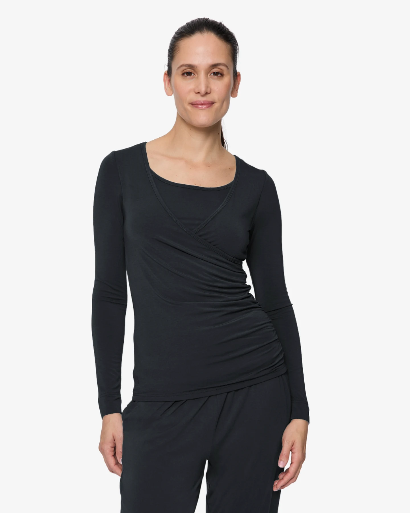 Curare Wrap Shirt - Black XL – Ansicht 2